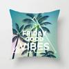 45X45CM Summer Beach Charming Landscape Pillowcase Palm Tree Plant  Bed Sofa Car Cushion Cover Home Decoration
