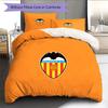 Valencia Club de Fútbol Pattern Bedding Quilt Set  Home Decoration  Gift (1 * duvet cover + 2 * pillowcase  without core)