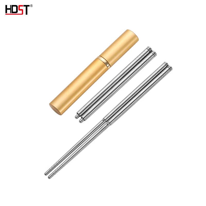 Detachable Diamond-Embellished Portable 304 Stainless Steel Chopsticks