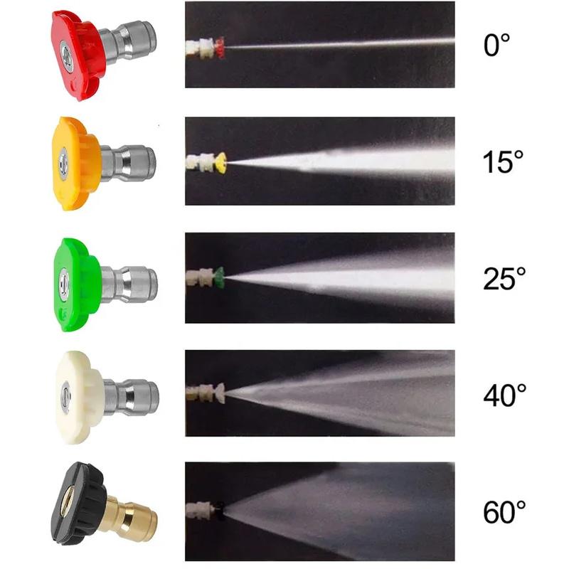 High Pressure Washer Gun , Car Washer Gun with 5 Nozzles and M22 Coupler For Car Washing And Garden Cleaning Tools