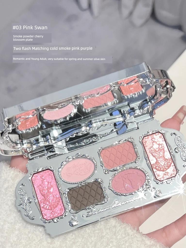 Flower Knows Swan Eyeshadow White Black Swan Pink Swan Butterfly Cupid Bonnie Garden Shell Bear Midsummer Night