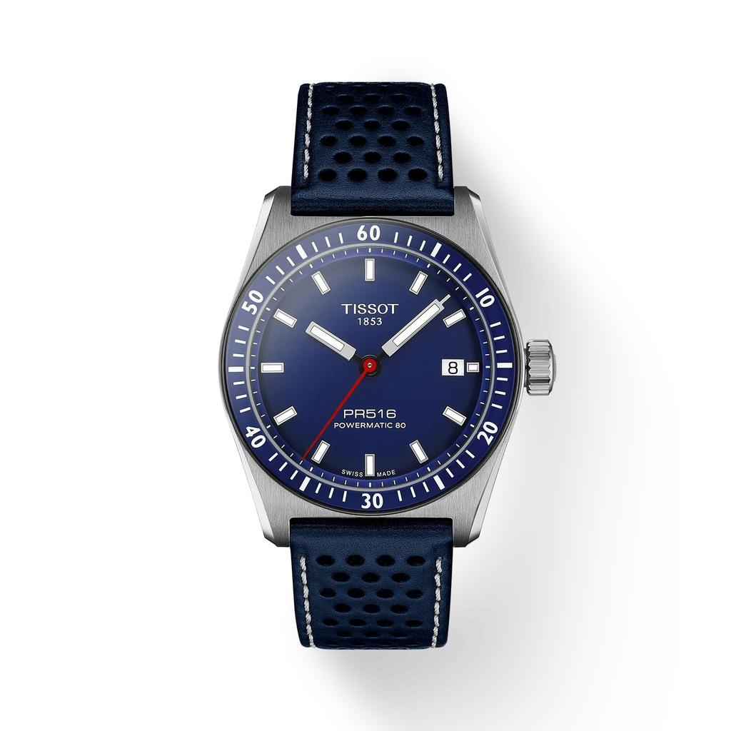 Tissot Leather Strap blue Dial Men's Fashion Watch T149.407.16.041.00