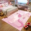 Cartoon Pink Unicorn Castle Carpet Baby Crawl Tent Mat for Kids Room Play Area Rugs Child Bedroom Game Carpets for Living Room