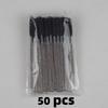 50pcs New Crystal Silicone Eyelash Brush Microbrush Cosmetics Tool Lash Makeup Brushes Eyelashes Extension Spoolie Eyebrow Comb