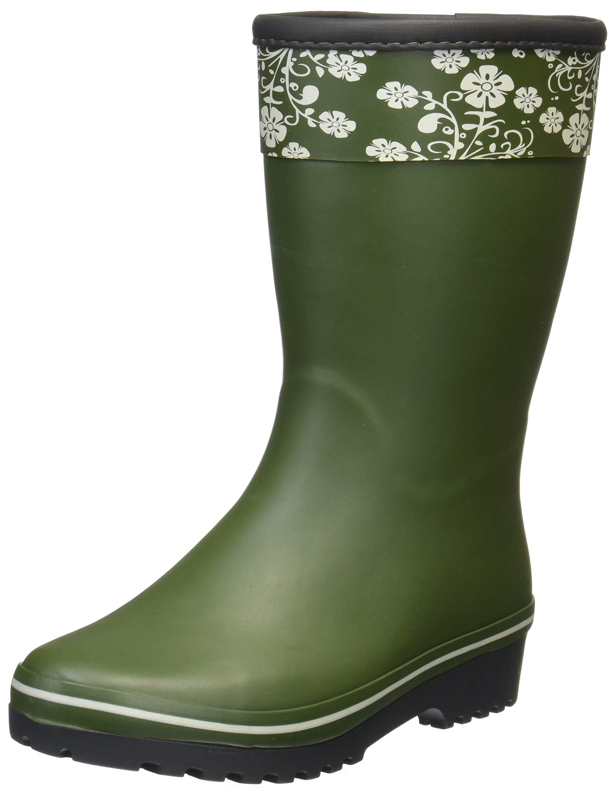 

Fukuyama Rubber My Rose Men s Khaki Gardening Boots, Small, Size 3E