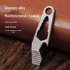 EDC Titanium Alloy Mini Pry Bar Keychain Tool