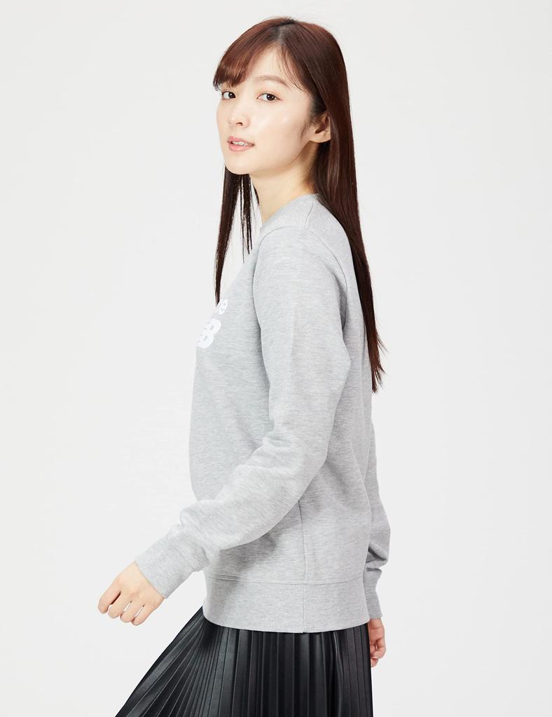 Exclusive SuperCore Core Fleece Crew WT03811 Athletic Gray S [New Balance] Co.jp Women's (AG)