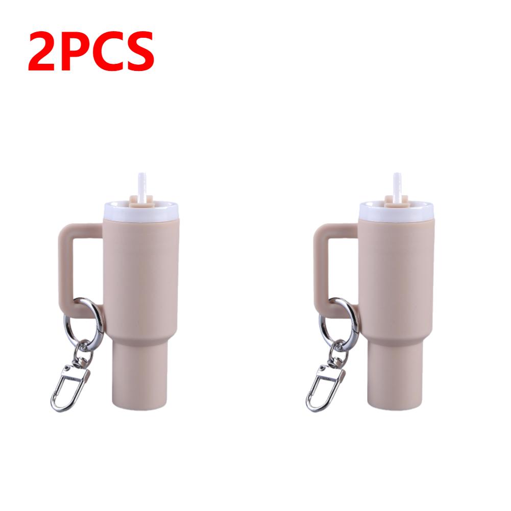 Mini Cup Keychain Mini Tumbler Keychain Cute Tumbler Key Ring Handbag Charms Key Ring Mini Keychain Pendant for Handbag Decor
