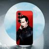 M-Marilyn M-Manson For Samsung Galaxy S23 S24 S25 Ultra S22 Plus S21 Black Soft Case Waterproof Soft Case