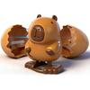 2/4Pcs Wind-up Animal Egg Toy Broken Egg Duck Dinosaur Penguin Capybaras Clockwork Toy Toddlers Boys Girls Walking Hatchling Animal Toy Party Favors