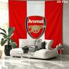 Arsenal F Custom Name Wall Tapestry Aesthetic Wall Hanging Printed Fabric Blanket Decorative Tapestries for Bedroom Living Room Home Decor