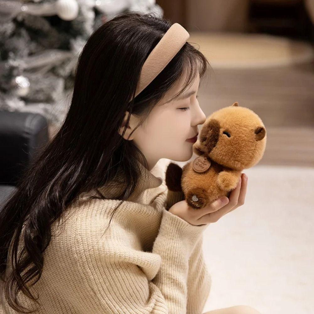 Sloth Cat Sitting Animals Plush Red Panda Capybara Stuffed Toy Elephant Plush Doll  Kids Toy