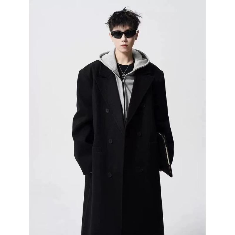 Leather jacket retro ruffian handsome locomotive