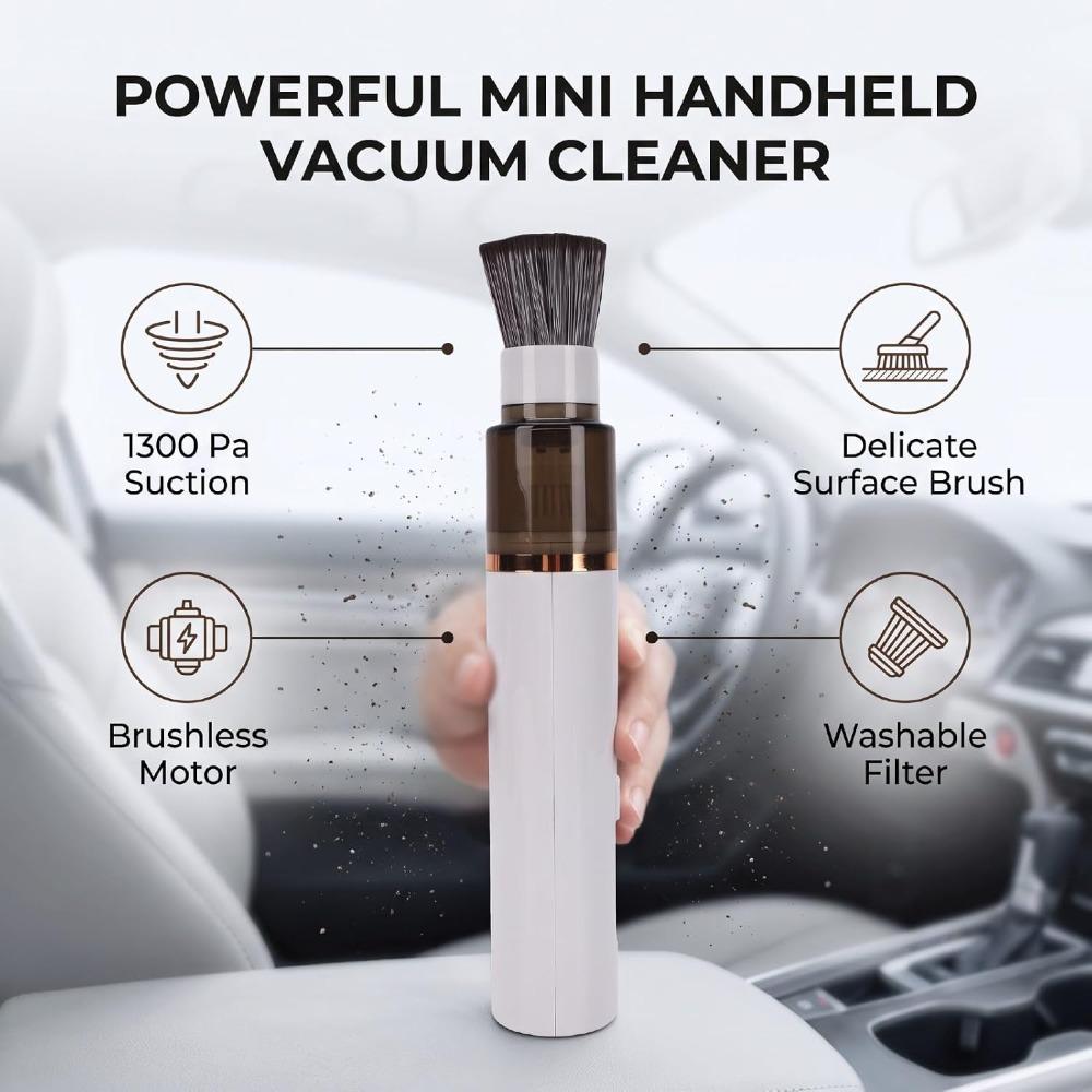3 In 1 Handheld Vacuum Cleaner Blow Desktop Vacuum Cleaner Coffee Powder Cleaning