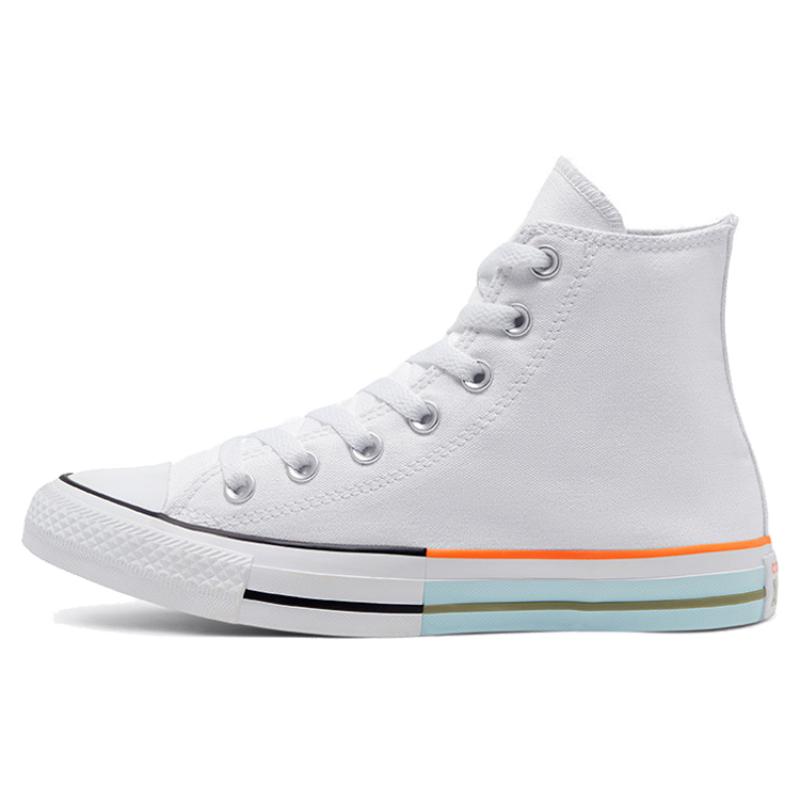 

Converse Chuck Taylor All Star Classic Versatile High Top Espadrilles Unisex White Orange 35