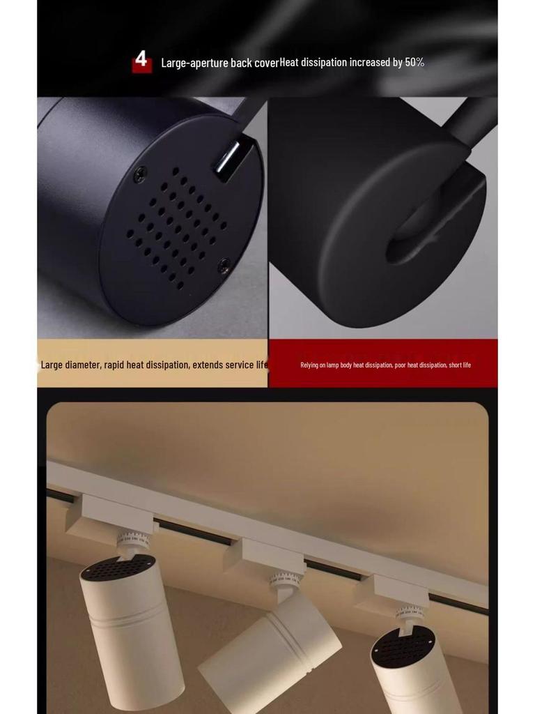 Super Bright LED Ceiling & Wall Track Light for Clothing Store Displays