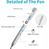 Active Stylus Pen for Dell 2 in 1 Laptop for Latitude 5285 5289 5290 7285 7390 7400, Inspiron 7420 7425, XPS 15 9570, Computer Touchpad Stylus (Check