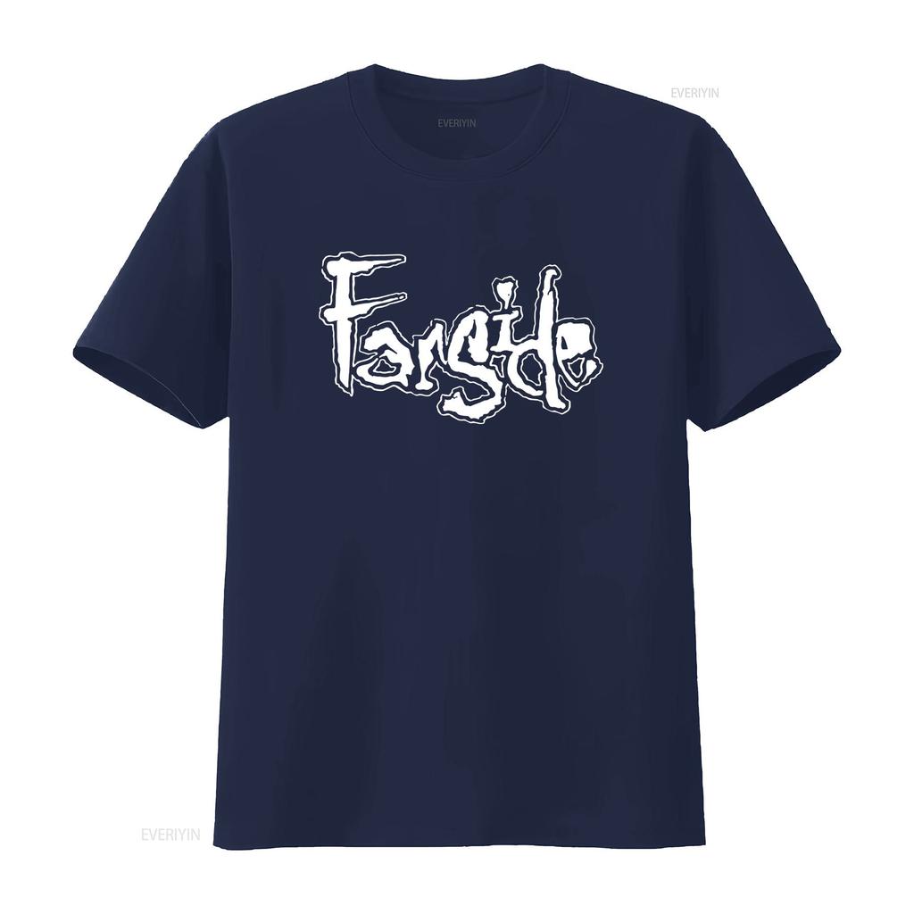 Farside Logo T Shirt Post Hardcore Into Another Sense Field Samiam Chamberlain vintage Washed graphic Comfortable Slightly