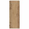 Wall Mounted TV Cabinet Craftsmanship Oak Design 30 x 31 x 80 cm