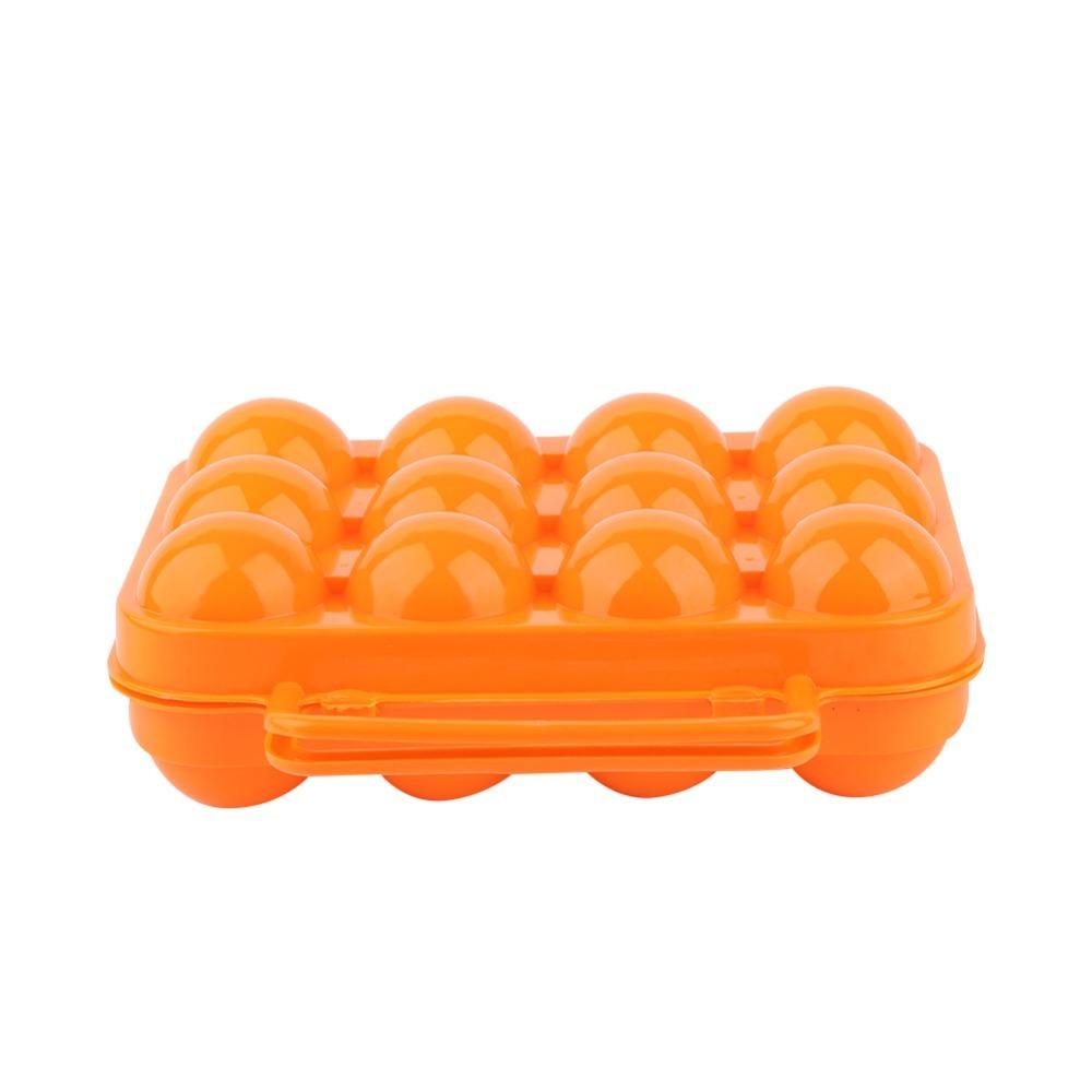 Compact Egg Tray With Handle Eggs Container Household Storage Eggs Organizer  Kitchen Use