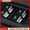 7 bucăți/set autocolant pentru buton de ridicare a geamului mașinii ornamente cu paiete pentru Chevrolet Cruze Malibu TRAX/Buick Encore Excelle/Opel Mokka