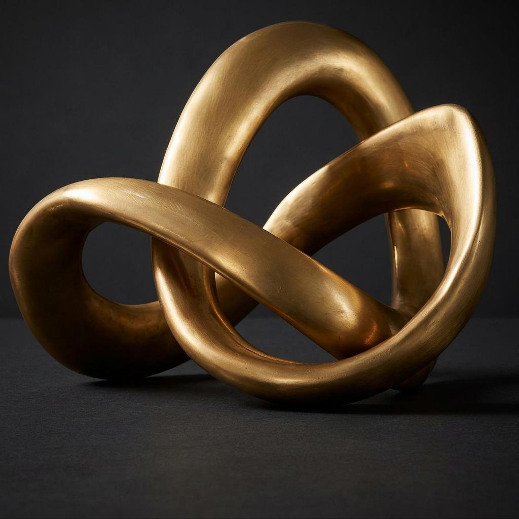 Abstract Sculpture Bold Resin Luxury for Office, Entryway, Minimalists