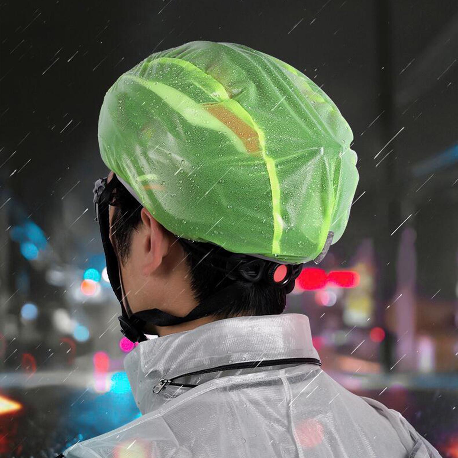 

Cycling Bicycles Helmet Rain Cover Helmet Water Cover Waterproof High Visibility Reflective Bicycles Helmet Rain Cover 2