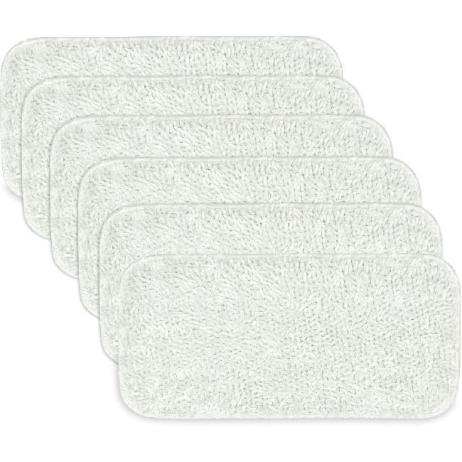 Sienna Luna Replacement Pads Microfiber Mop Pads Fit for Steamer Head SSM-3006 Series Hard Floor Mop Washable Durable Cloth Pads 6 Pack