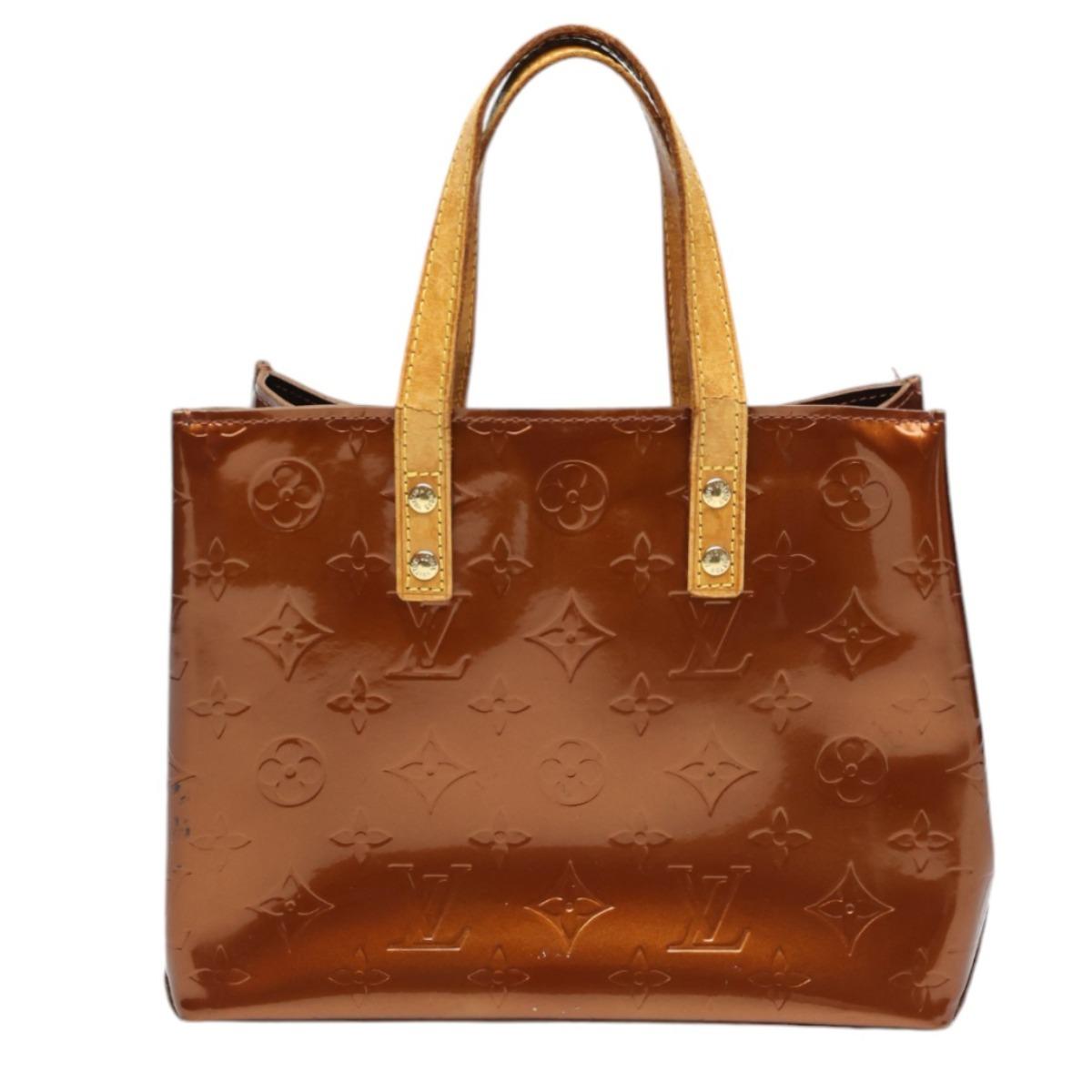 LOUIS VUITTON Lead PM Vernis Мини-сумка M91146 Сумка Monogram Vernis бронзовый Б/у