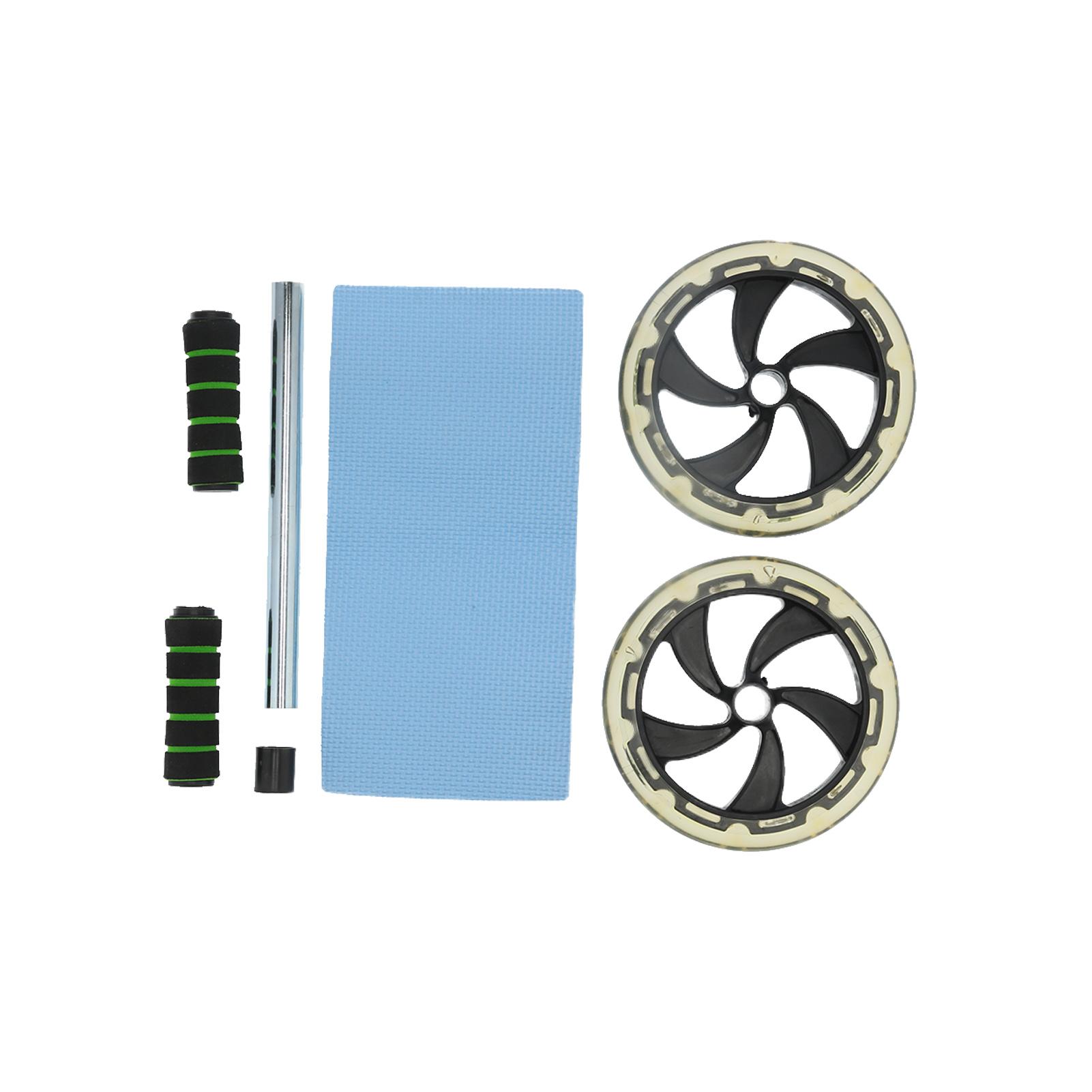 

200 мм Ролик для пресса Нескользящий Двойные колеса Ролик для упражнений для тренировки кора