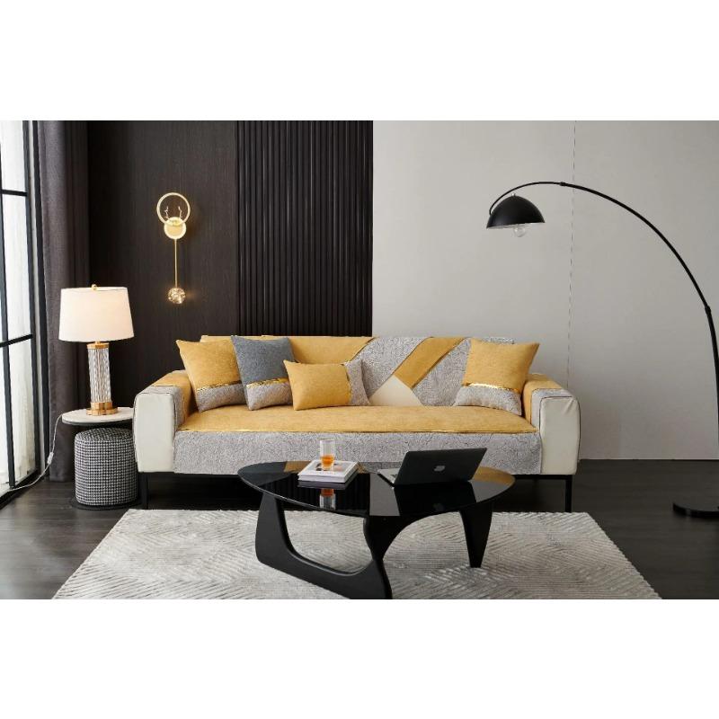 Luxury Chenille Sofa Cover Nordic Four Seasons Universal Anti-slip Sofa Cushion Home Living Room Decoration Sofa Towel Slipcover