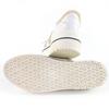 Great HERMES Low Cut Sneakers Dare H Logo Design Mouton Leather White Beige 38 Used