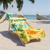 1pc Dinosaur Adventure Land 2D Printed Microfiber Beach Towel, Quick Dry Super Absorbent. Great for Beach, Pool