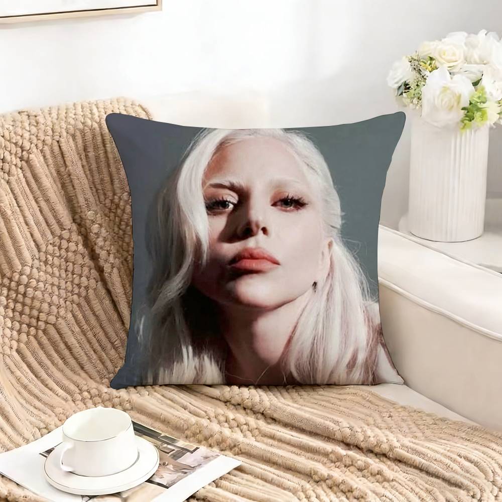 LLADY GGAGA MAYHEMes Pillow Case Square DoubleSided Sofa Cushion Cover Bedroom Bedside Pillow