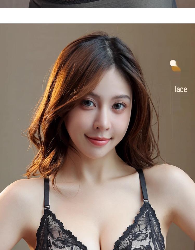 2026 Zodiac Wedding Red Lingerie Set: Butterfly Back Push-up Bra for Small Busts