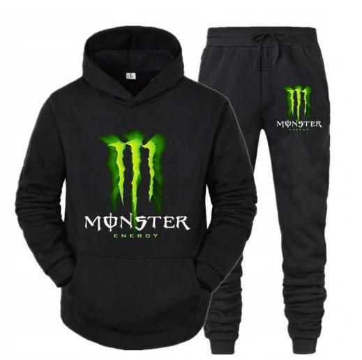 Men s Hoodie Set With Letter Print Casual Long Sleeved Hooded Sweatshirt Fleece L