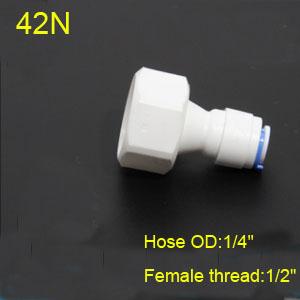 1/4" 3/8" OD Hose Tube 1/4" 1/2" 3/4" 1/8" Plastic Pipe Quick Connectors RO Water Connector Fittings Reverse Osmosis System
