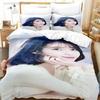 3D Print Singer IU I Ji Eun Bedding Set Bedroom Soft Modern Bedspreads Comefortable Kids Duvet Cover Quilt Cover And Pillowcase