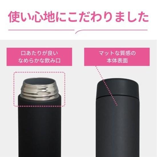 Zojirushi Water Bottle Large Capacity 720ml Dishwasher Safe Seamless Lid Only 2 Cleaning Points Stainless Steel Mug Screw Type Black SM-GS72-BA