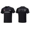 Li Ning T Shirts Unisex Black Crew Neck Moderate Straight Fit AHSVE61-1