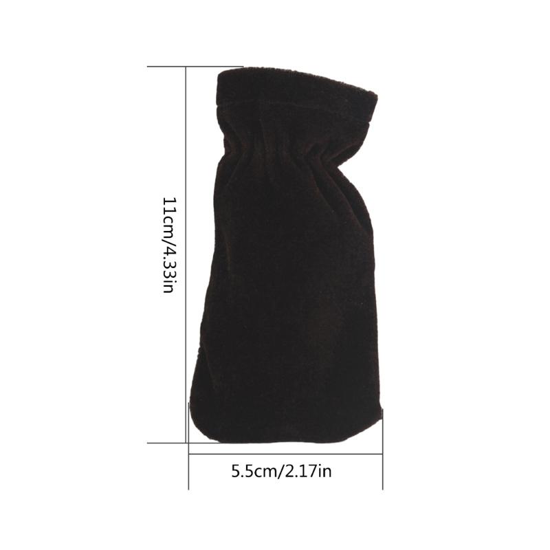 3 Stück Klavier Sustain Pedal Abdeckung Plüsch Klavierpedal Schutzhülle Etui Rutschfest Klavierzubehör Pedal Staubschutzhüllen