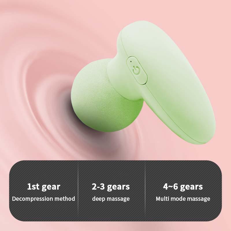 Portable Mini Electric Massage Facial Percussion Pistol Massager Body Deep Tissue Muscle Relaxation Pain Relief Body Massager