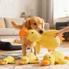 Hundespielzeug Plüsch, Schlafdackel mit Geräusch Haustier Interaktiver Plüsch Bissfest Zähneknirschend Welpe Katze Langeweile lindern Haustierprodukt