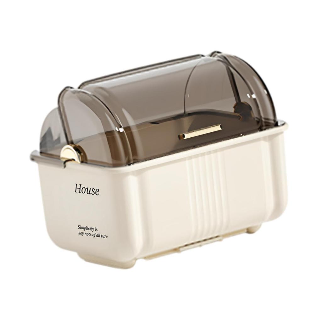 Cutlery Drainer with Hood Drain Bowl Rack for Kitchen Counter Bar Restaurant