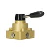 Lever Operated Pneumatic Hand Lever Valve Pneumatic Rotary Design Manual Air Valve  Air Tool Parts