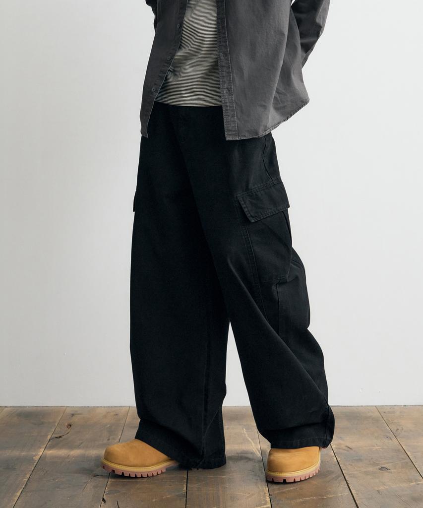 Awodeijeu Panel Cargo Chino Pants [Black]