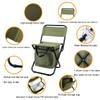 Outdoor Portable Folding Chair 3-in-1 with Storage Bag Casual Lightweight for Camping Fishing Hiking Table and Chair Furniture