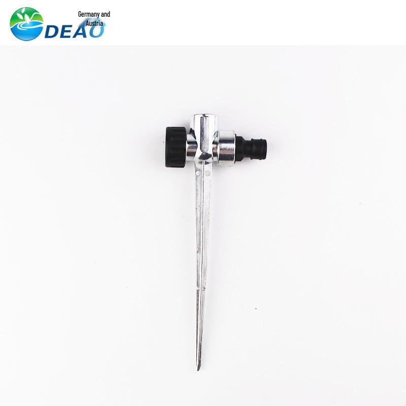

Zinc Alloy Rotating Lawn and Garden Sprinkler with Ground Stake