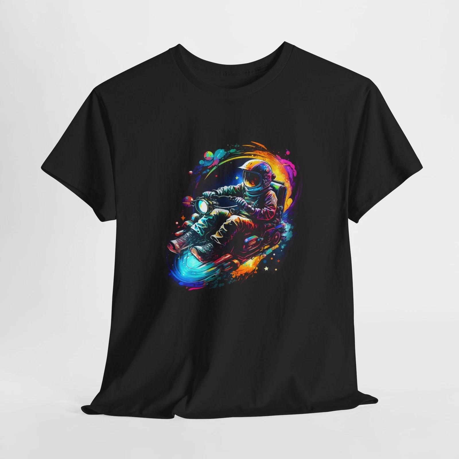 Space Exploration T-Shirt | Astronaut & Galactic Journey Tee S