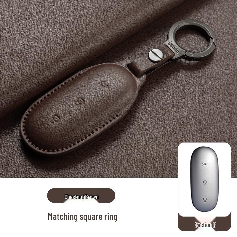 MAGE Premium Leather Key Cover for 2024 Li Auto L6-L9 Models